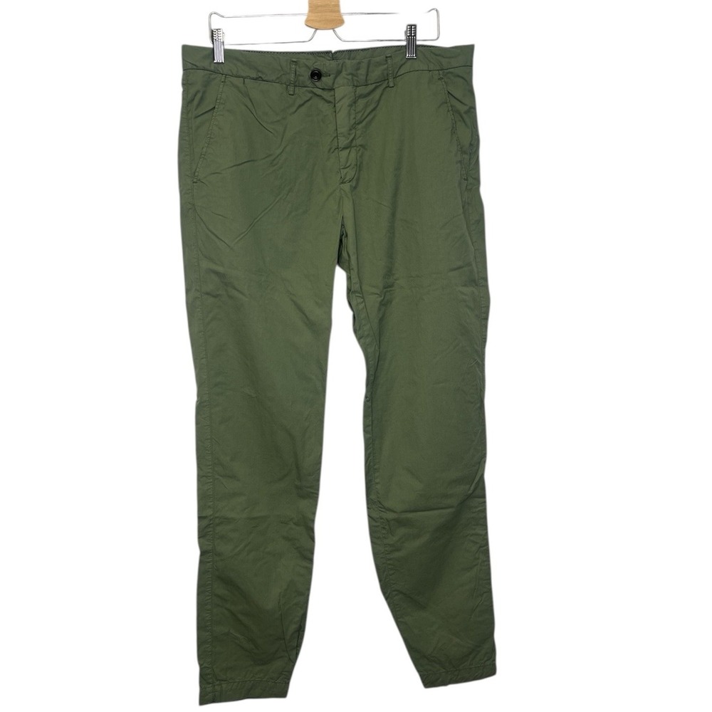 Hartford Alternative Classics Mens Chinos sz 54 US 38 Olive Green 100% Cotton‎